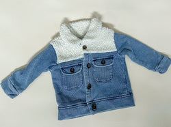 Denim Sherpa Jacket