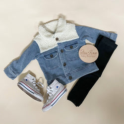 Denim Sherpa Jacket