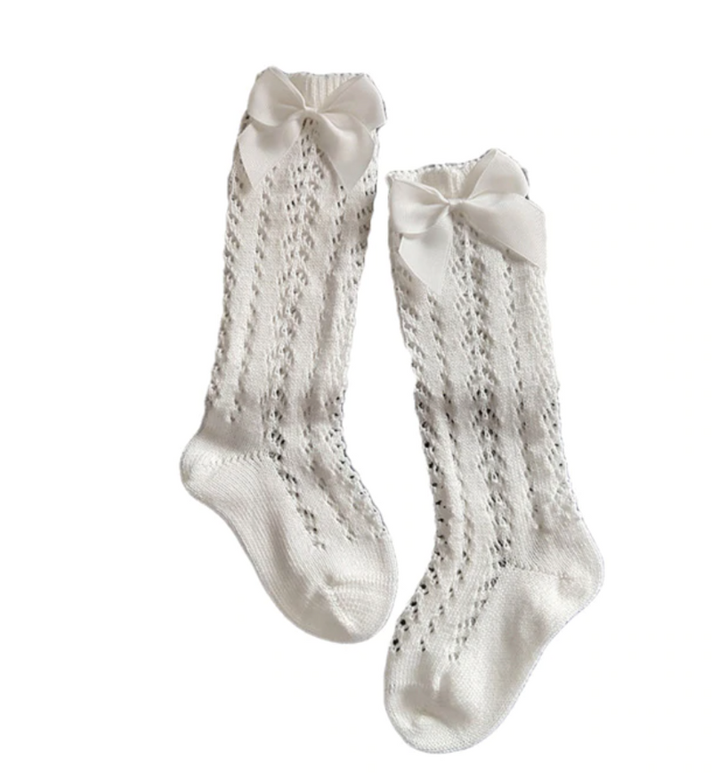 Lace Bow Socks